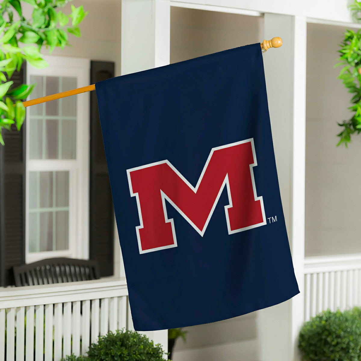 University of Mississippi Applique House Flag - Collegiate Home
