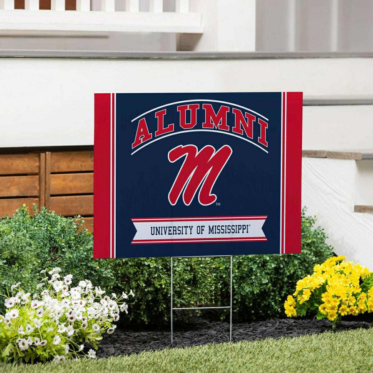 University of Mississippi Coroplast Yard Sign Alumni - Collegiate Home