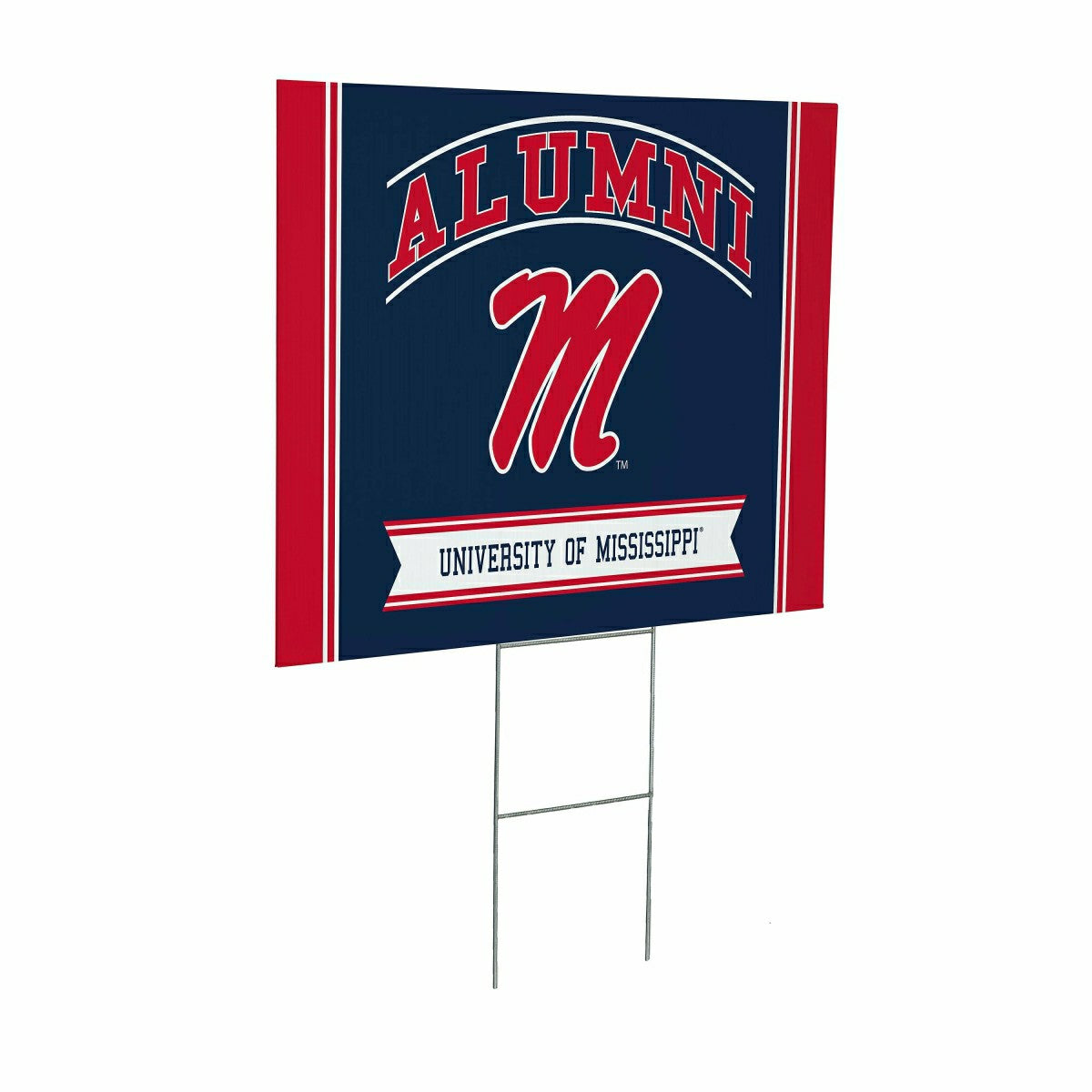 University of Mississippi Coroplast Yard Sign Alumni - Collegiate Home
