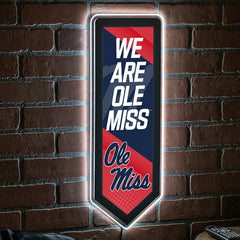 LED Wall Decor, Pennant, University of Mississippi - Collegiate Home