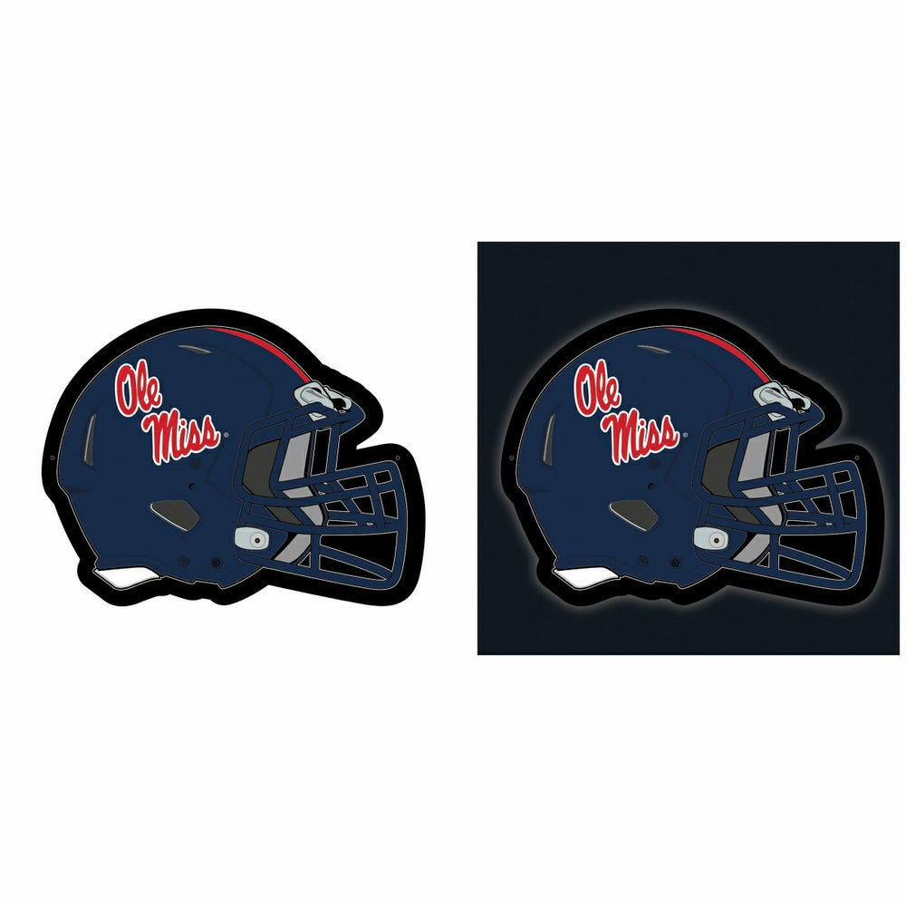 LED Wall Decor, Helmet, University of Mississippi - Collegiate Home