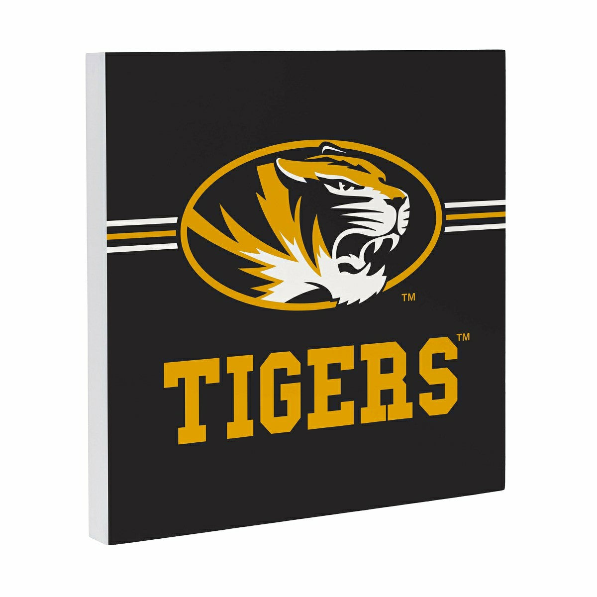 University of Missouri Wood Wall Sign, 12x12 - Collegiate Home