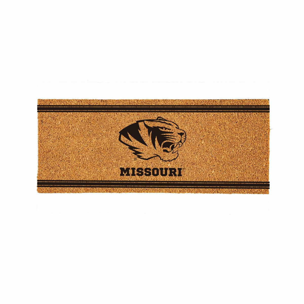 University of Missouri Extra Large One Color Coir Mat, 60"x24" - Collegiate