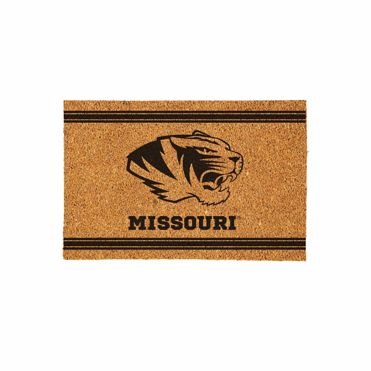 University of Missouri Large One Color Coir Mat, 36"x24" - Collegiate