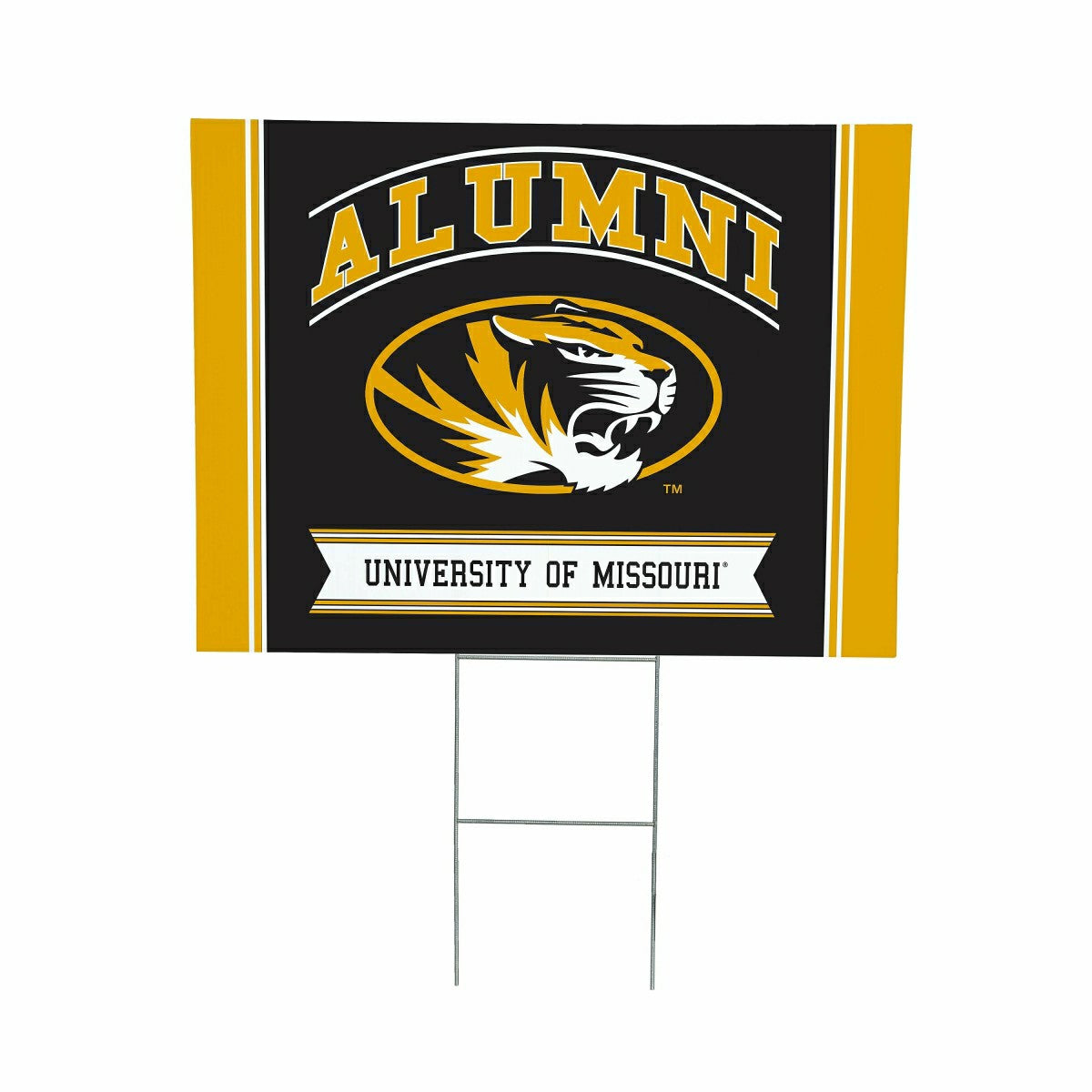 University of Missouri Coroplast Yard Sign Alumni - Collegiate Home