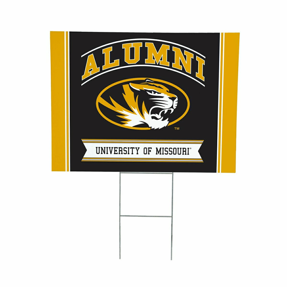 University of Missouri Coroplast Yard Sign Alumni - Collegiate Home