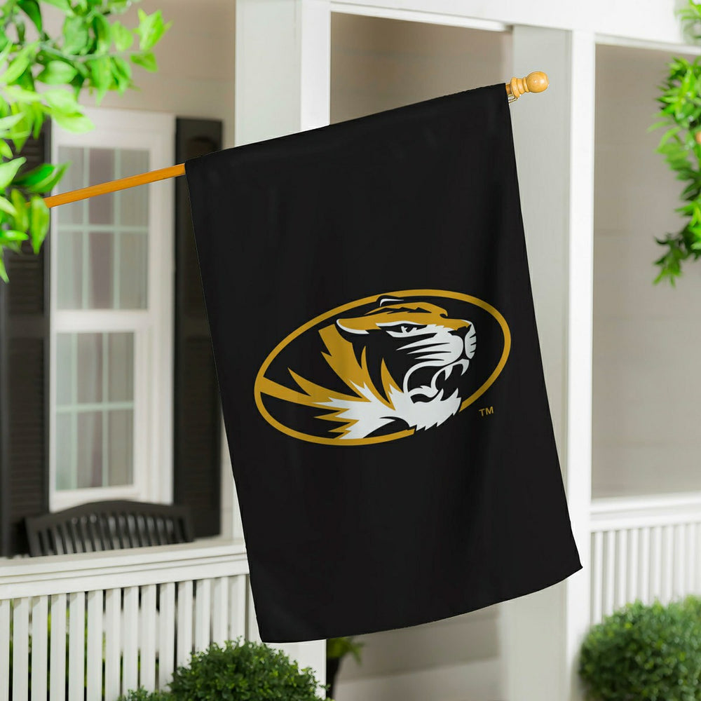 University of Missouri Applique House Flag - Collegiate Home
