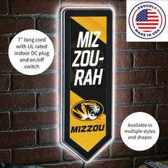 LED Wall Decor, Pennant, University of Missouri - Collegiate Home