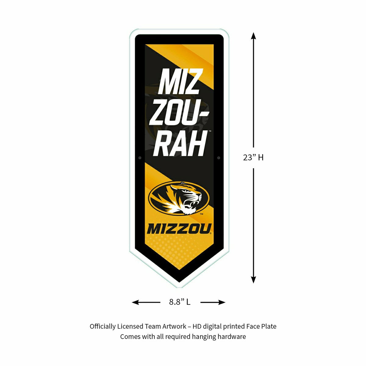 LED Wall Decor, Pennant, University of Missouri - Collegiate Home