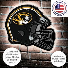 LED Wall Decor, Helmet, University of Missouri - Collegiate Home