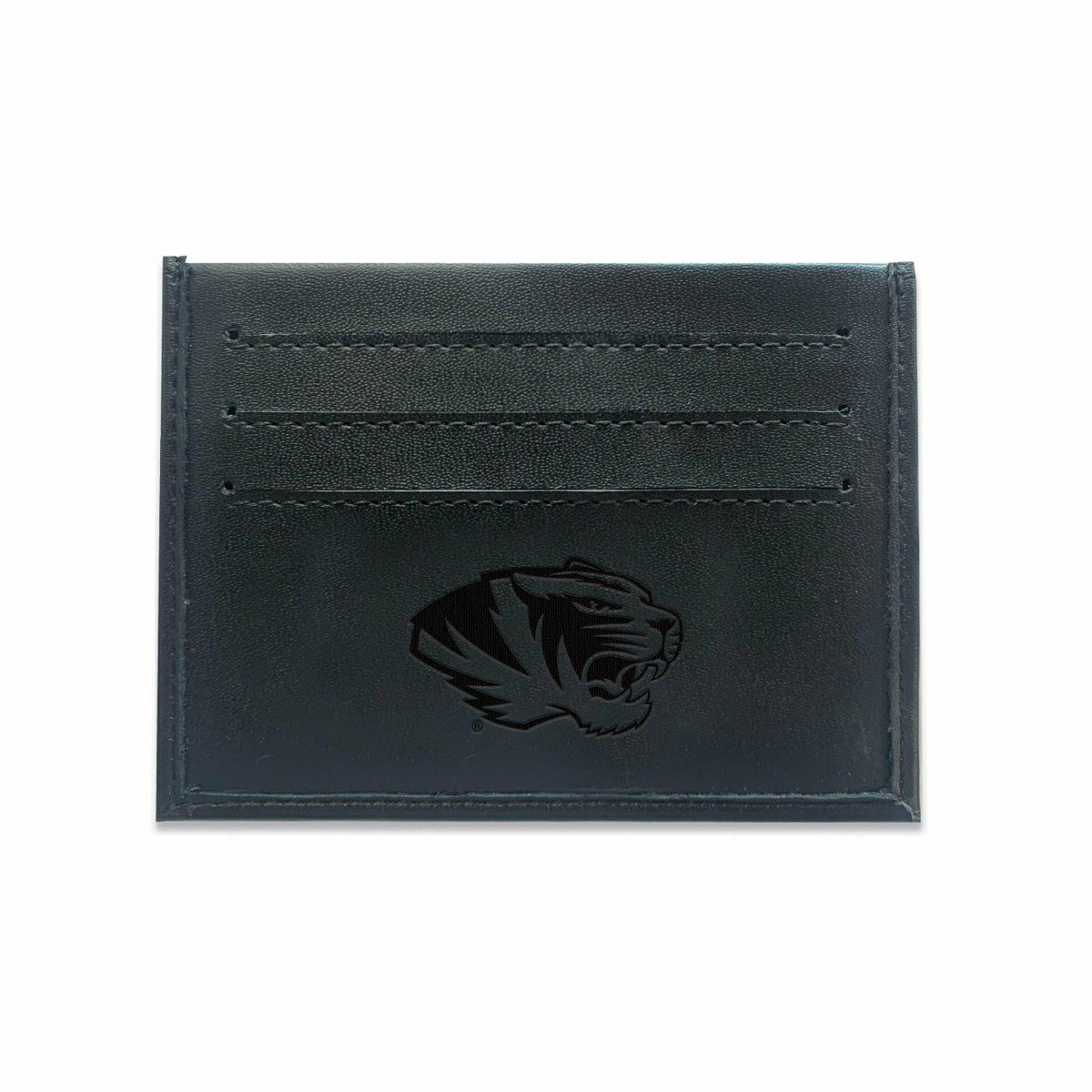 Front Pocket Wallet w/ RFID Blocking, University of Missouri, Black - Collegiate Home