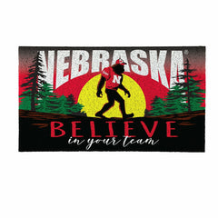 University of Nebraska Bigfoot PVC Mat, 28"x16" - Collegiate