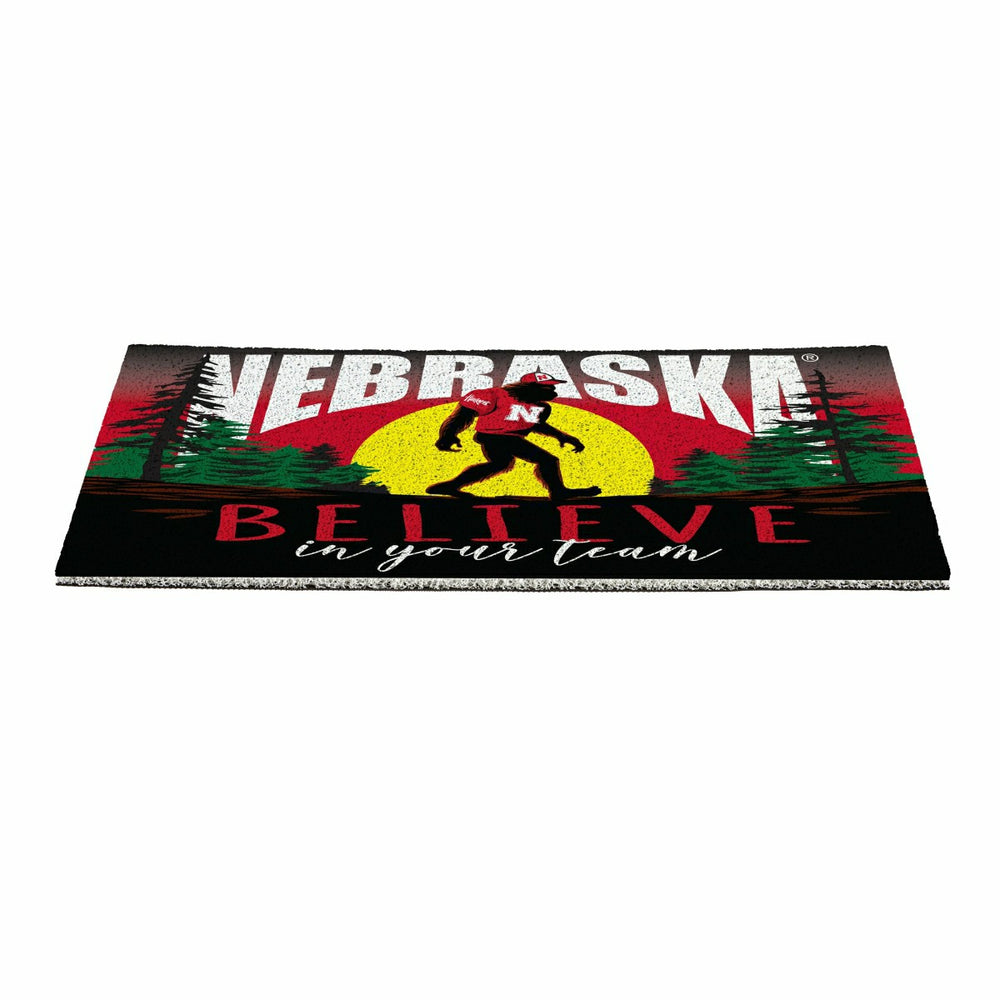 University of Nebraska Bigfoot PVC Mat, 28"x16" - Collegiate
