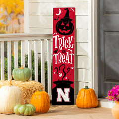 University of Nebraska 47" Double Sided Leaner, Halloween - Collegiate Home