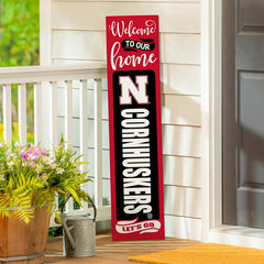 University of Nebraska 47" Double Sided Leaner, Halloween - Collegiate Home