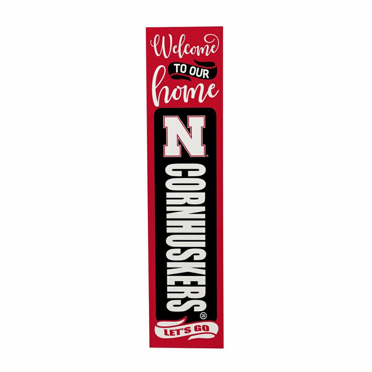 University of Nebraska 47" Double Sided Leaner, Halloween - Collegiate Home