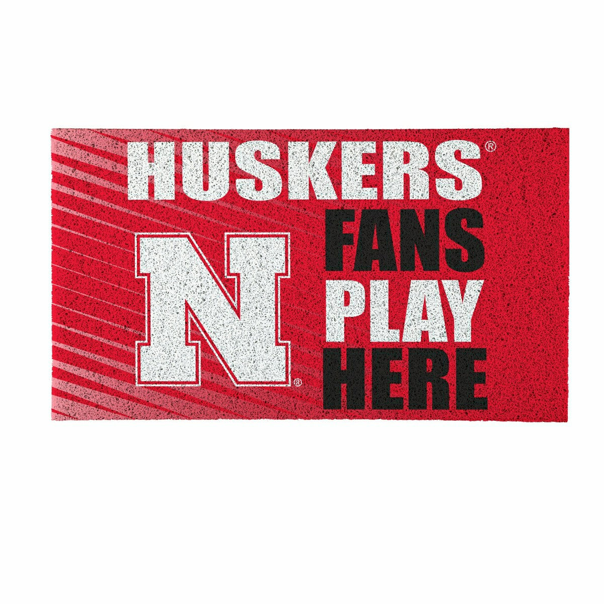University of Nebraska Fan Mat, 28"x16" - Collegiate