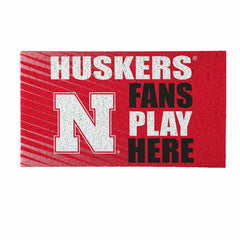 University of Nebraska Fan Mat, 28"x16" - Collegiate