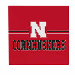 University of Nebraska Wood Wall Sign, 12x12 - Collegiate Home