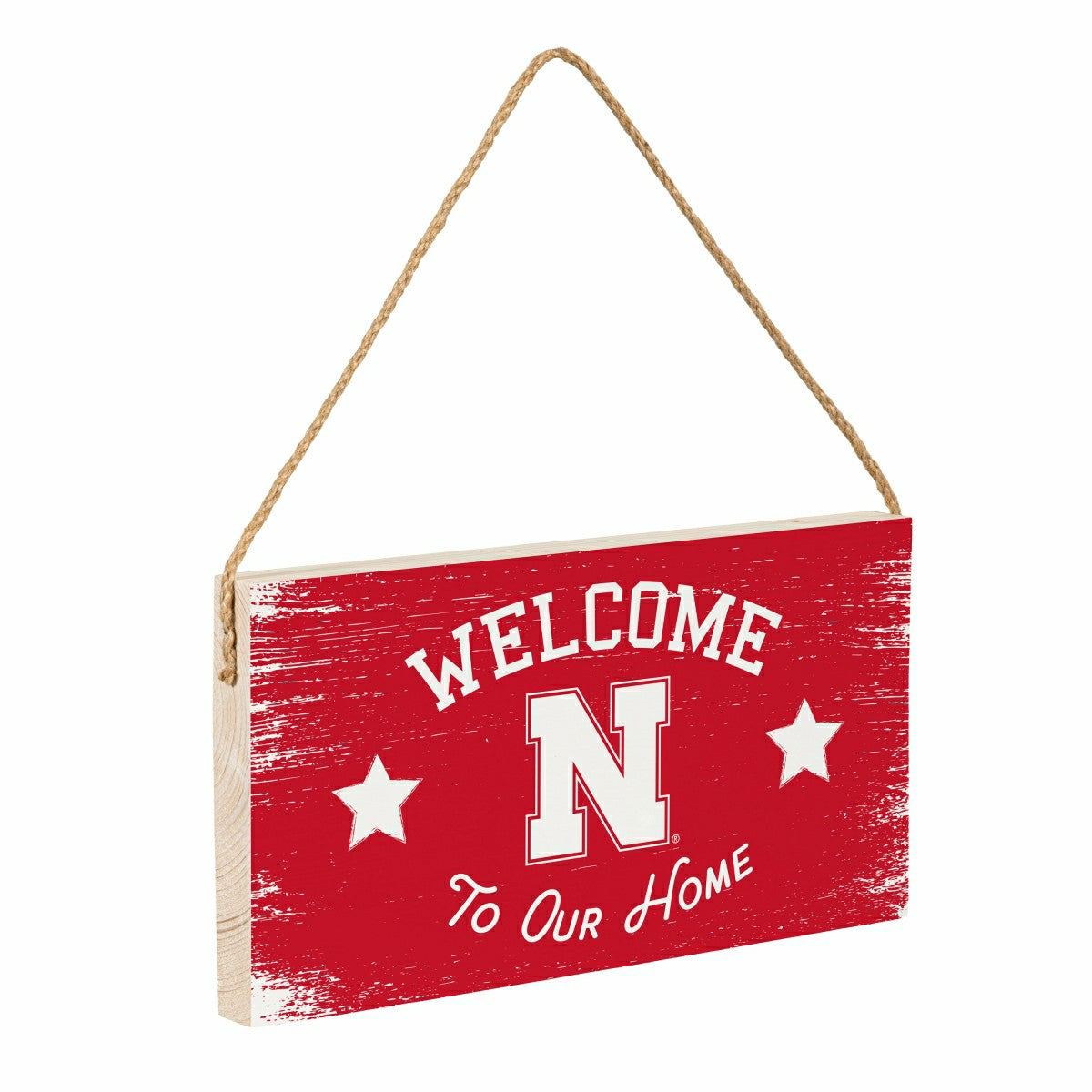 University of Nebraska Wood Wall Sign, 6x11 - Collegiate Home