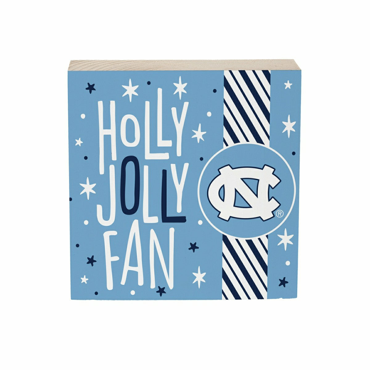 University of North Carolina Block, Holiday, 6x6 - Collegiate Home