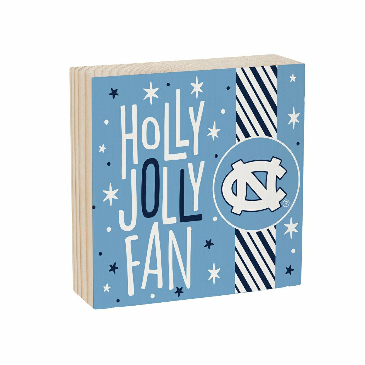 University of North Carolina Block, Holiday, 6x6 - Collegiate Home