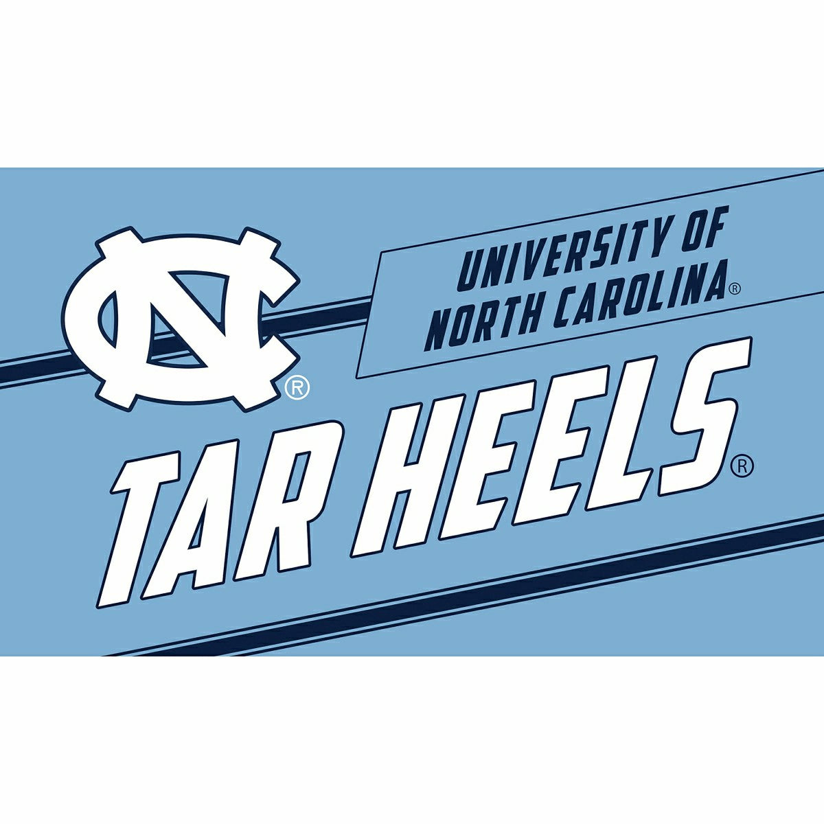 NCAA University Coir Punch Mat, North Carolina - Collegiate