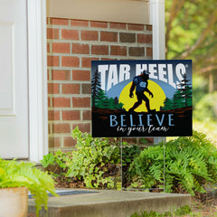 University of North Carolina Yard Sign, Bigfoot - Collegiate Home