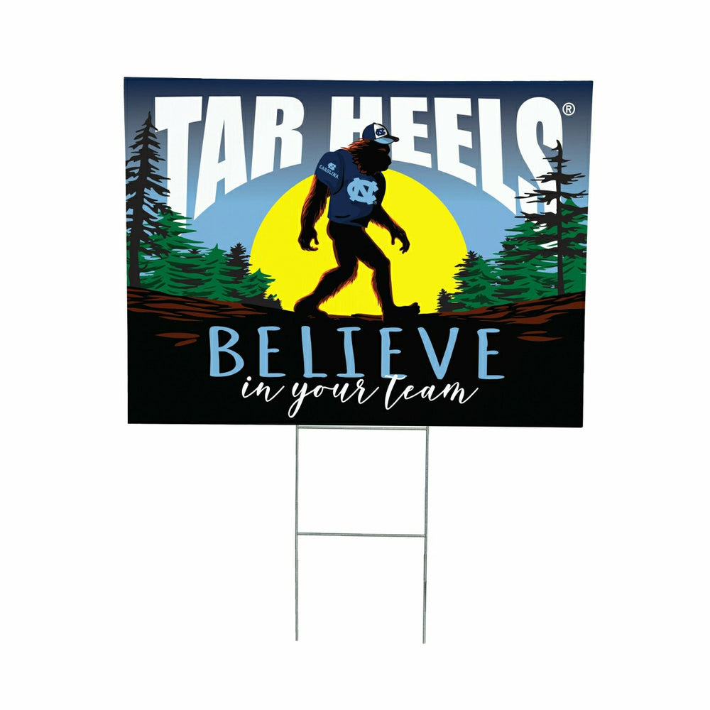 University of North Carolina Yard Sign, Bigfoot - Collegiate Home