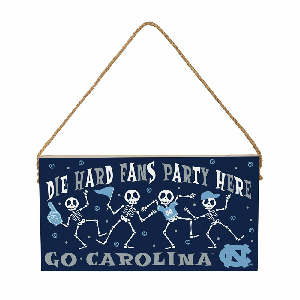University of North Carolina Halloween Wood Wall Sign, 6x11 - Collegiate Home
