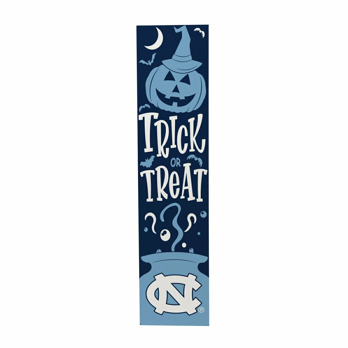 University of North Carolina 47" Double Sided Leaner, Halloween - Collegiate Home
