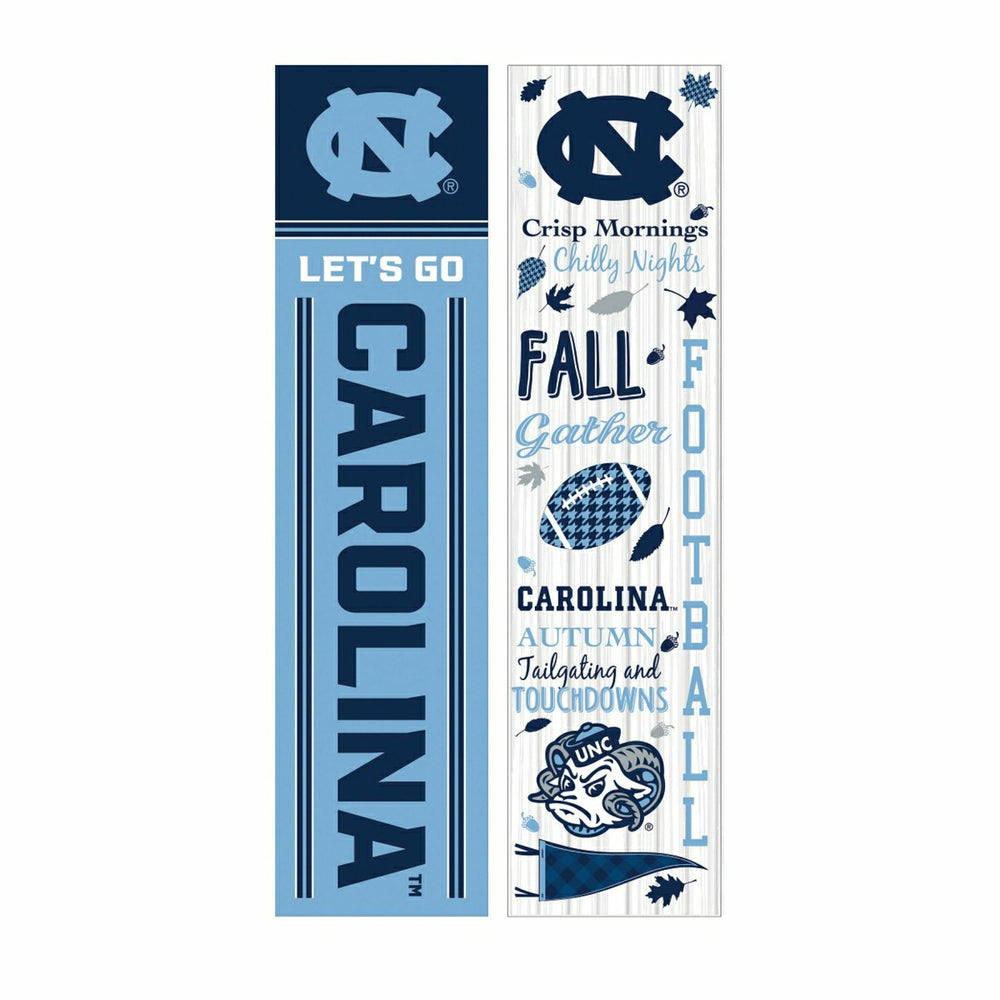 University of North Carolina 46" Double Sided Leaner, Fall Seasonal - Collegiate Home