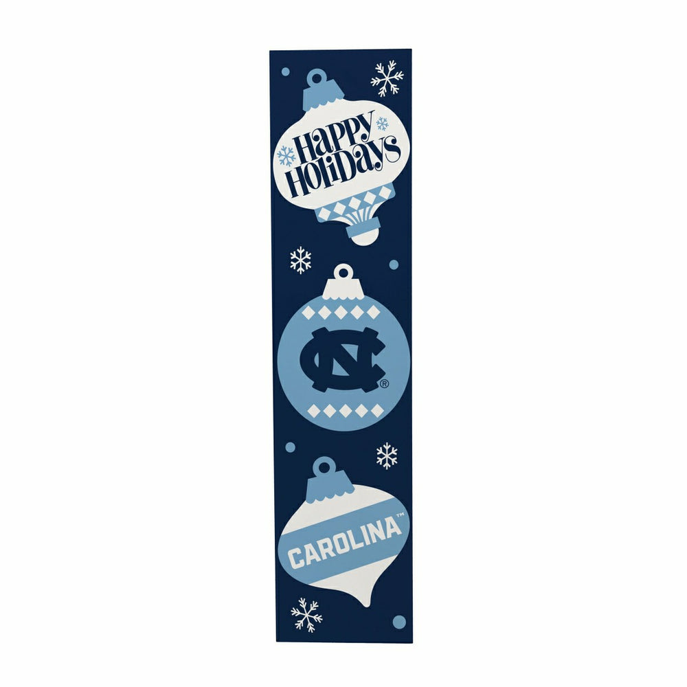 University of North Carolina 47" Double Sided Leaner, Christmas - Collegiate Home