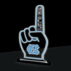 University of North Carolina College Foam Finger Desklite LED Decor - Collegiate Home