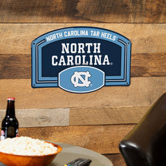 University of North Carolina USA Embossed Steel Wall Sign, 11" x 17" - Collegiate Home