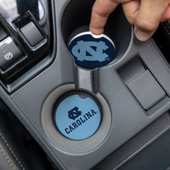 University of North Carolina Car Coaster Set, 2pc - Collegiate Home
