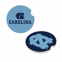 University of North Carolina Car Coaster Set, 2pc - Collegiate Home