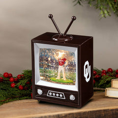 University of Oklahoma Vintage TV Water Lantern - Collegiate Home