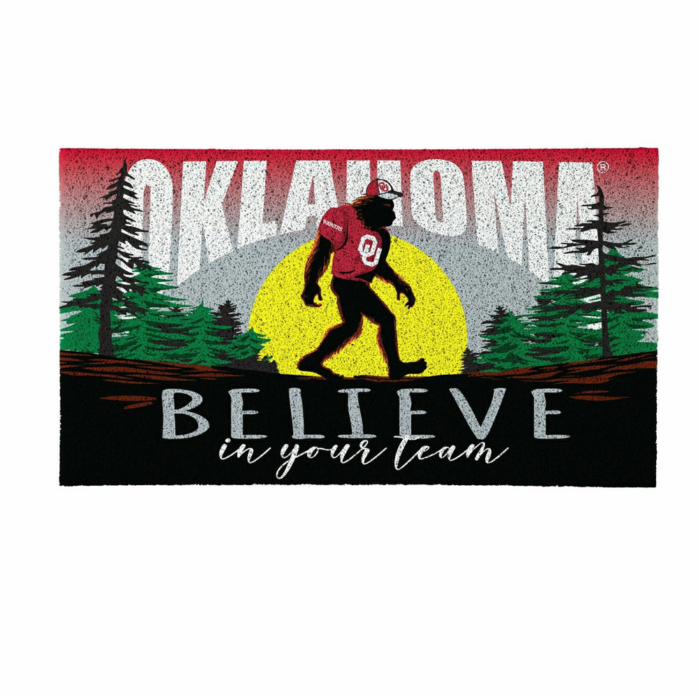University of Oklahoma Bigfoot PVC Mat, 28"x16" - Collegiate