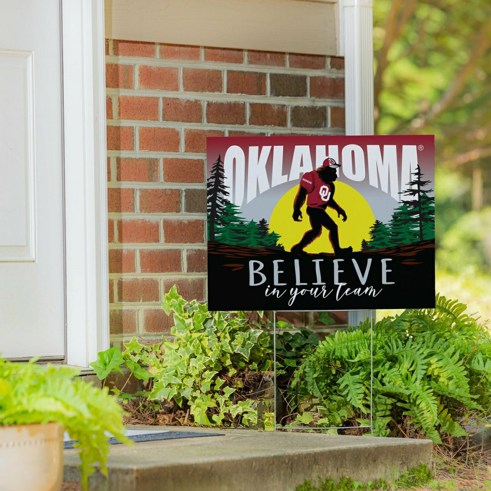 University of Oklahoma Yard Sign, Bigfoot - Collegiate Home