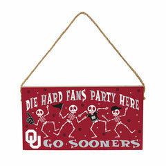 University of Oklahoma Halloween Wood Wall Sign, 6x11 - Collegiate Home
