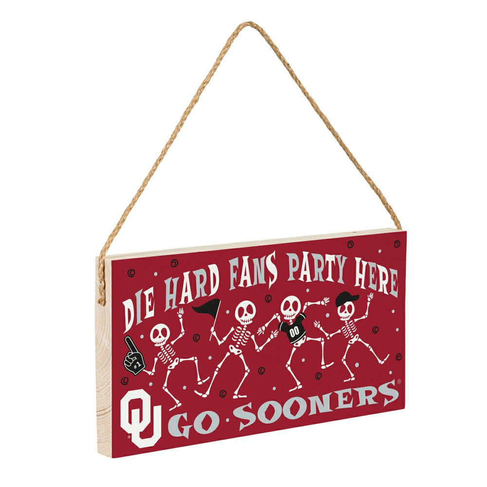 University of Oklahoma Halloween Wood Wall Sign, 6x11 - Collegiate Home