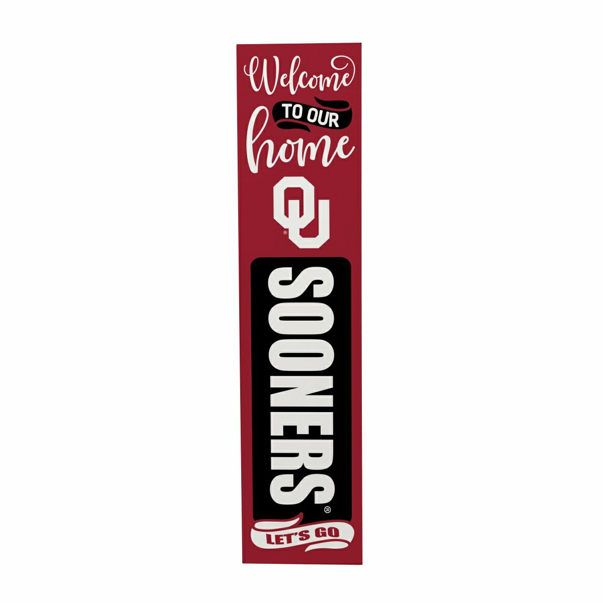 47" Double Sided Leaner, University of Oklahoma, Halloween - Collegiate Home