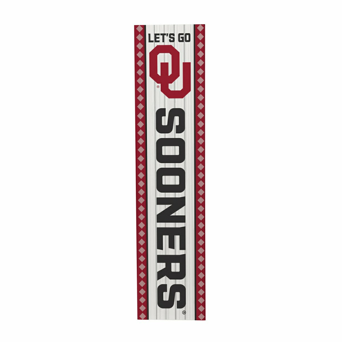 47" Double Sided Leaner, University of Oklahoma, Christmas - Collegiate Home