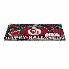 University of Oklahoma Halloween PVC Mat, 28"x16" - Collegiate