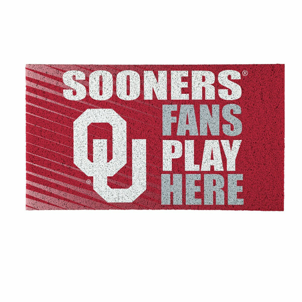 University of Oklahoma Fan Mat, 28"x16" - Collegiate