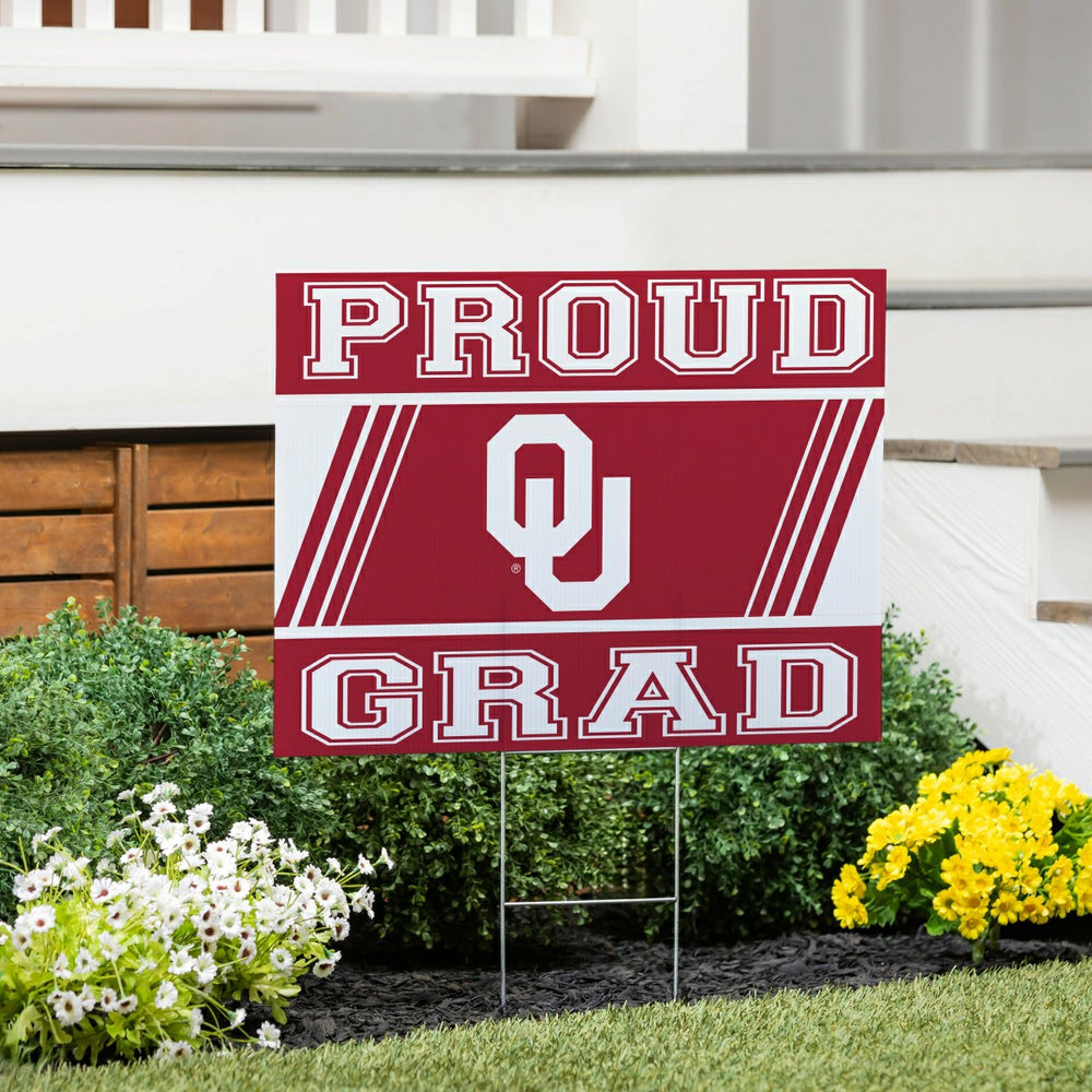 University of Oklahoma Coroplast Yard Sign Graduate - Collegiate Home