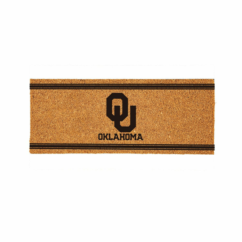 University of Oklahoma Extra Large One Color Coir Mat, 60"x24" - Collegiate