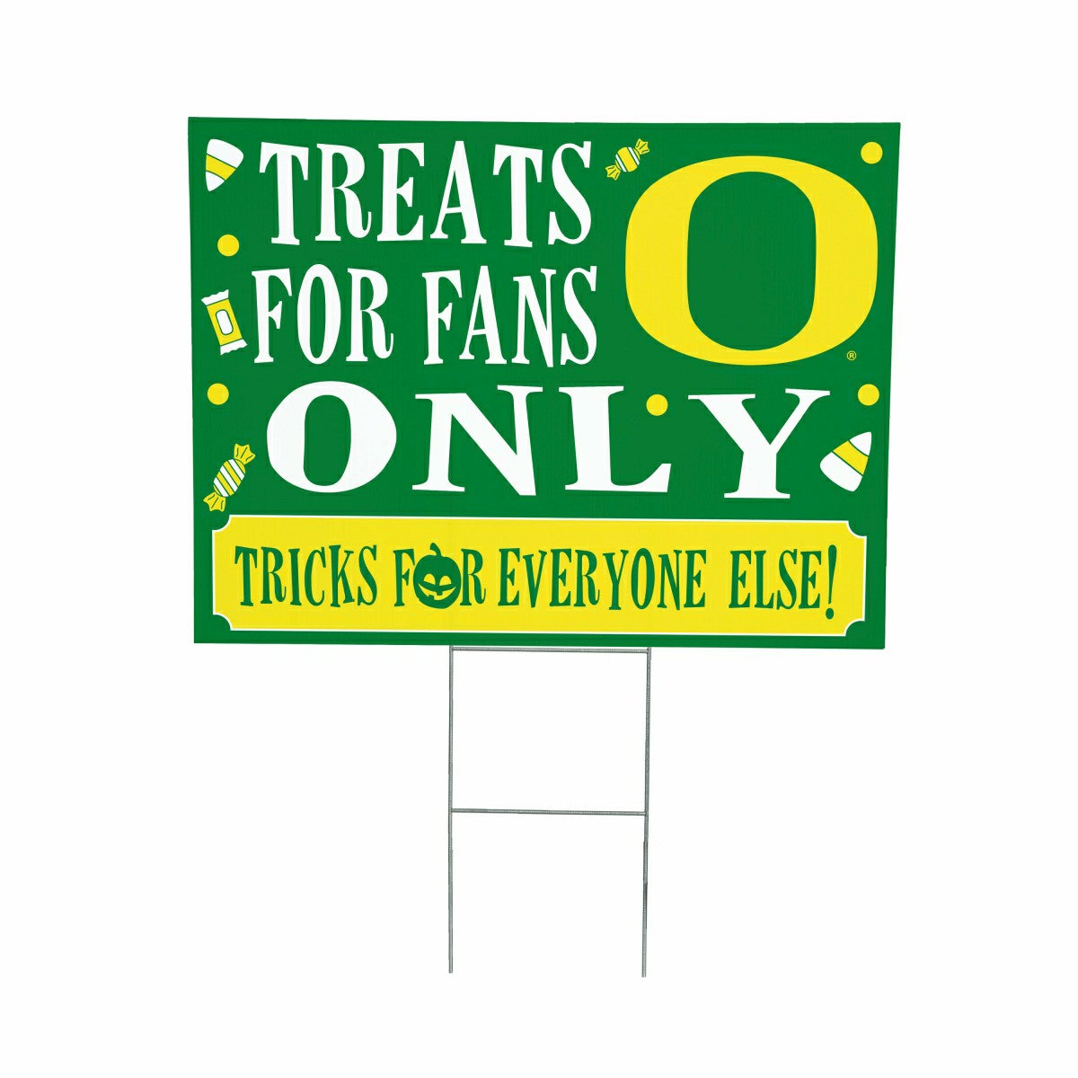University of Oregon Yard Sign, Halloween Treats for Fans - Collegiate Home