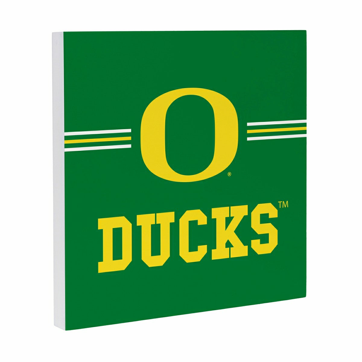 University of Oregon Wood Wall Sign, 12x12 - Collegiate Home
